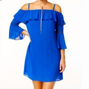 BCX Off the Shoulder Mini Shift Dress (Homecoming) Sizes: Medium and Large